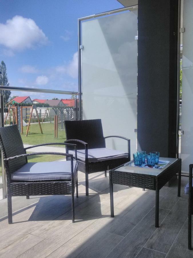 Apartament niebieski w kompleksie 5 Morz Sianożęty Zewnętrze zdjęcie